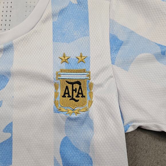 Adidas Argentina Futbol Jersey Soccer 2022 Home Camo Men Small #50 custom - Picture 4 of 9